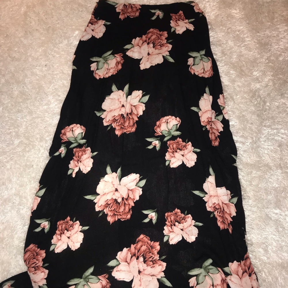 Floral Midi Skirt